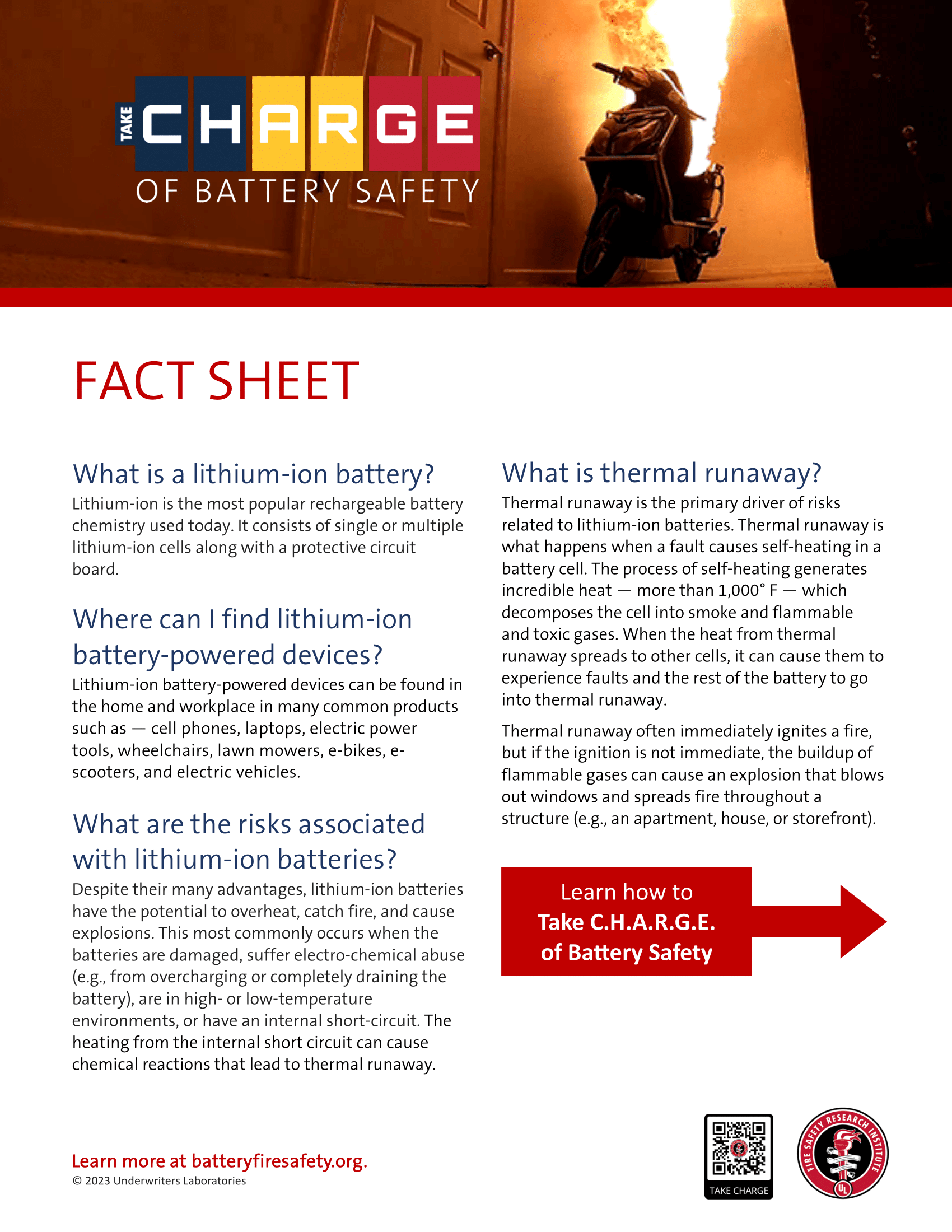 Lithium-Ion Battery Fact Sheet