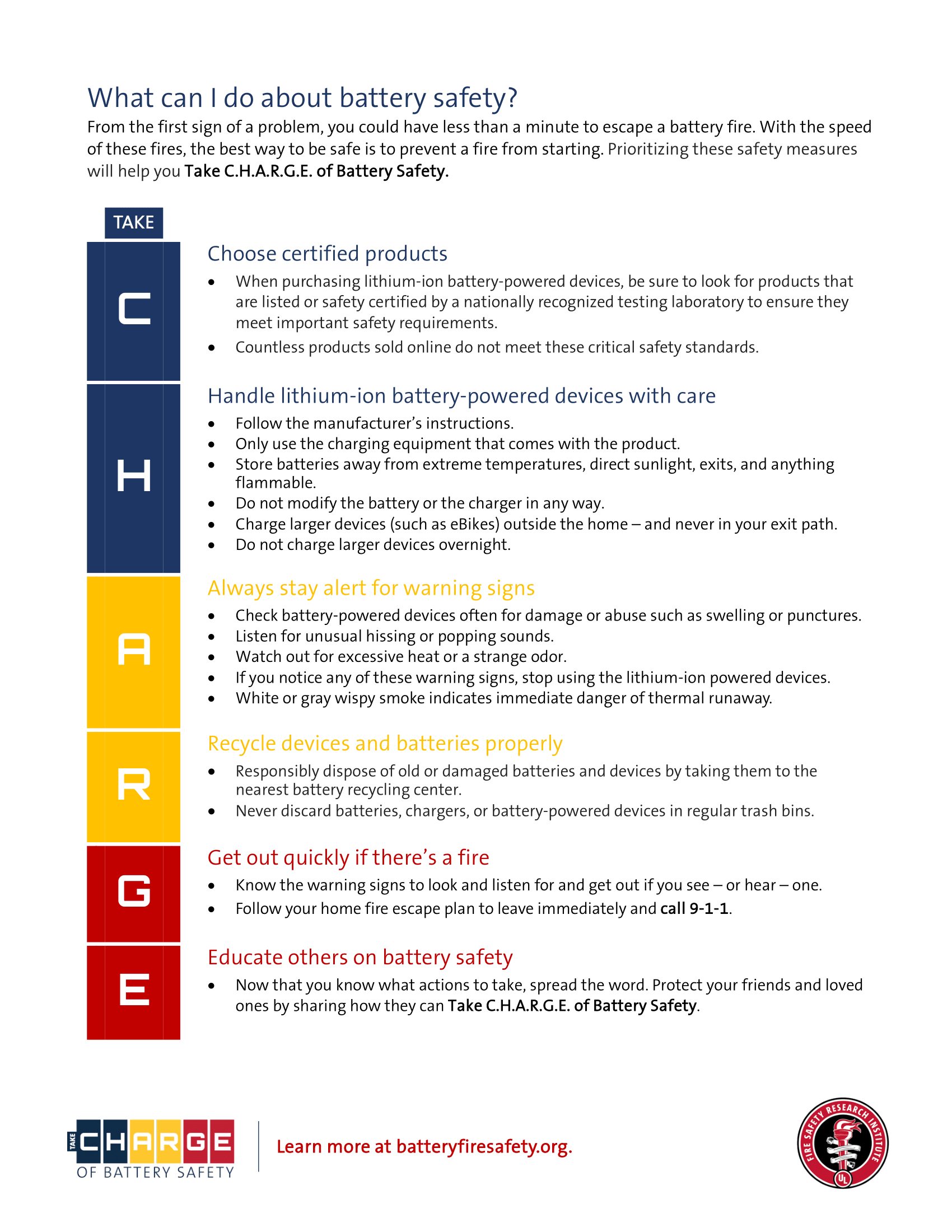 Lithium-Ion Battery Fact Sheet